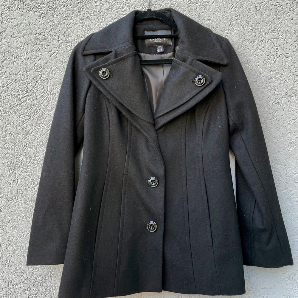 London Fog Black Winter Coat